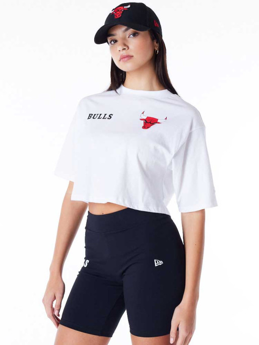 NEW ERA Z.NBA TEAM LOGO CROP TEE CHIBUL