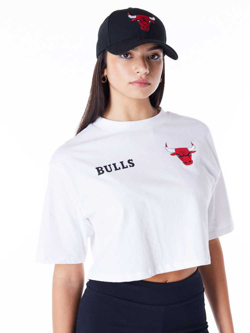 NEW ERA Z.NBA TEAM LOGO CROP TEE CHIBUL