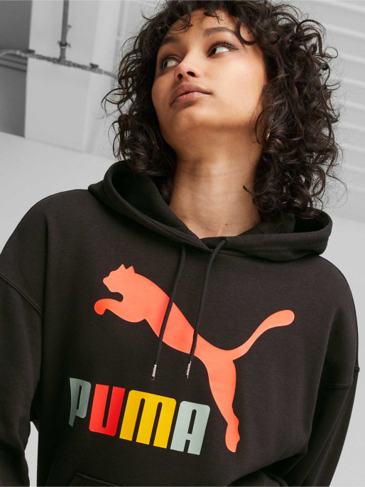 PUMA CLASSICS Multi Color Logo Hoodie TR