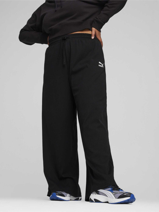 PUMA CLASSICS Ribbed Relaxed Pants