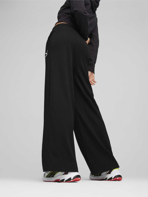 PUMA CLASSICS Ribbed Relaxed Pants