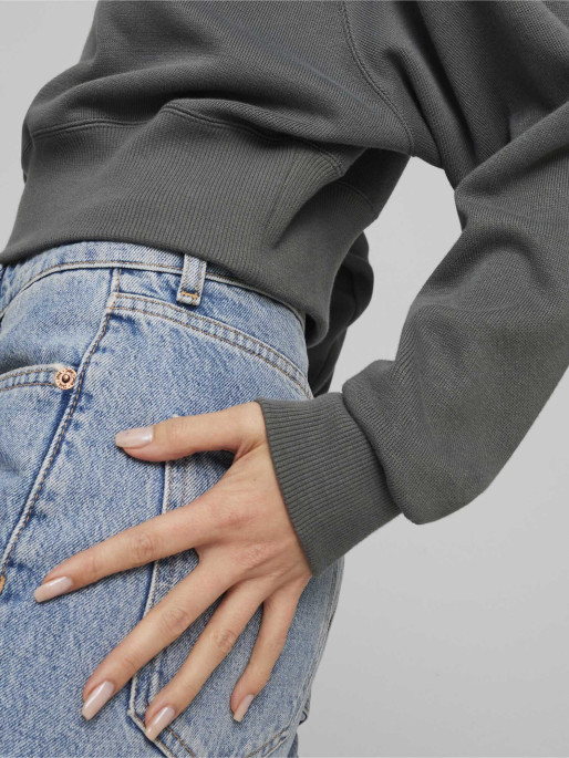 PUMA Суитшърт CLASSICS+ Relaxed Cropped Hoodie