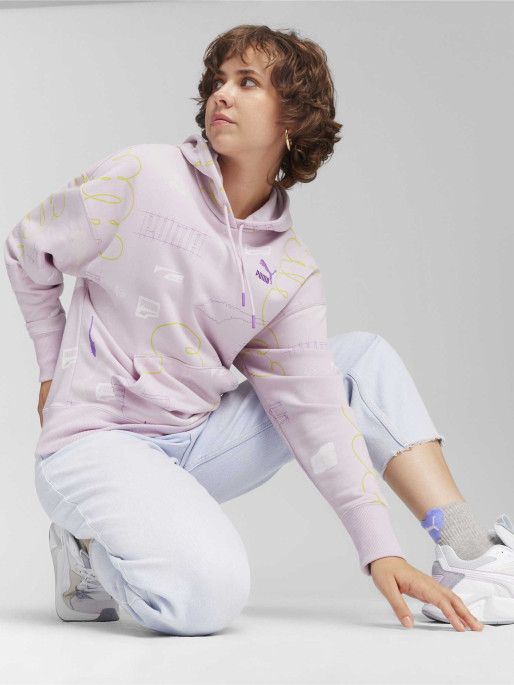 PUMA CLASSICS BRAND LOVE AOP Hoodie TR