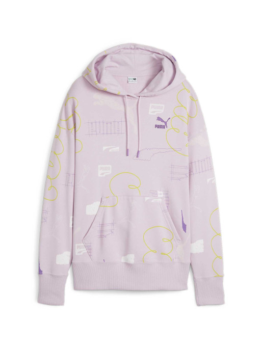 PUMA CLASSICS BRAND LOVE AOP Hoodie TR