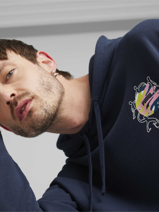 PUMA Суитшърт DOWNTOWN Graphic Hoodie TR