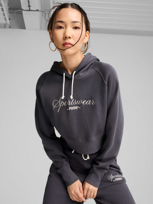 PUMA Hanorac Classics+ Relaxed Cropped