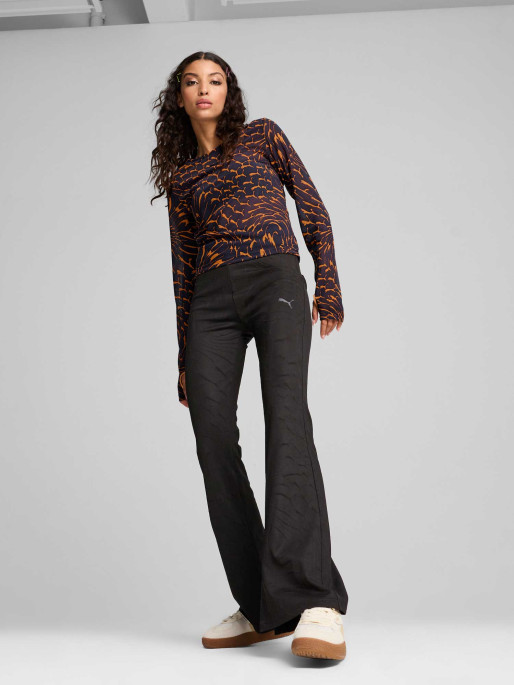 PUMA Тениска DARE TO AOP Mesh Long Sleeve Tee