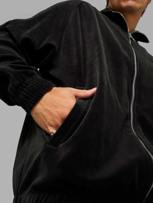 PUMA T7 Oversized Velour Track Jacket