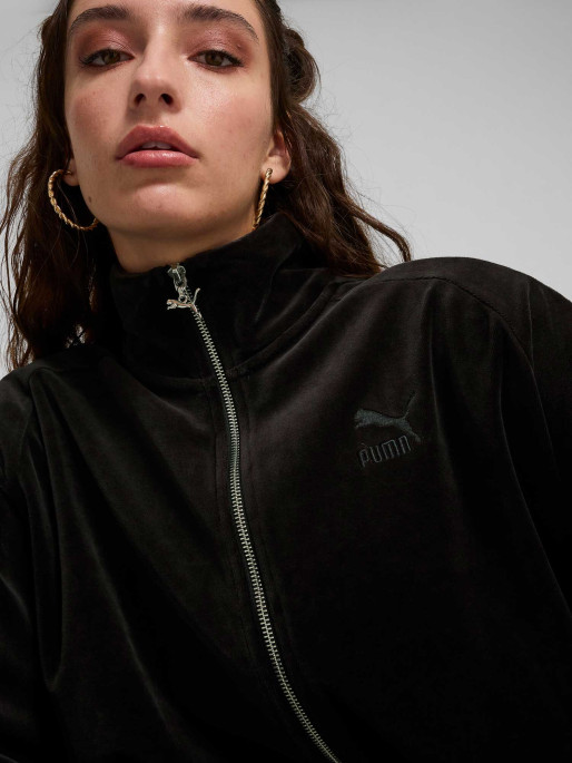 PUMA T7 Oversized Velour Track Jacket