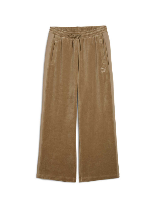 PUMA T7 Oversized Velour Track Pants