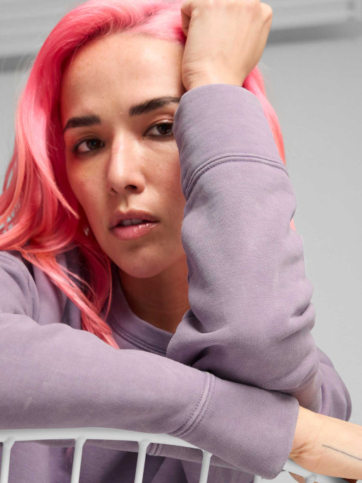 PUMA Hanorac Dare To Gymway Relaxed Washed Crew Tr