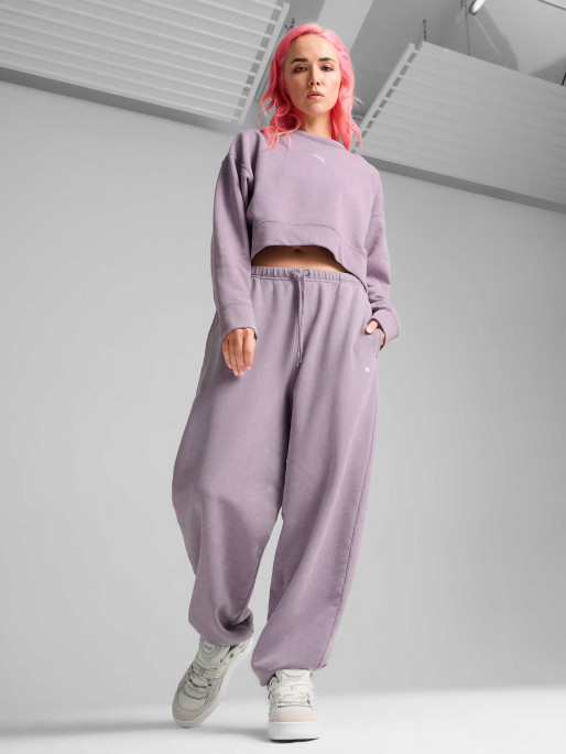 PUMA Hanorac Dare To Gymway Relaxed Washed Crew Tr