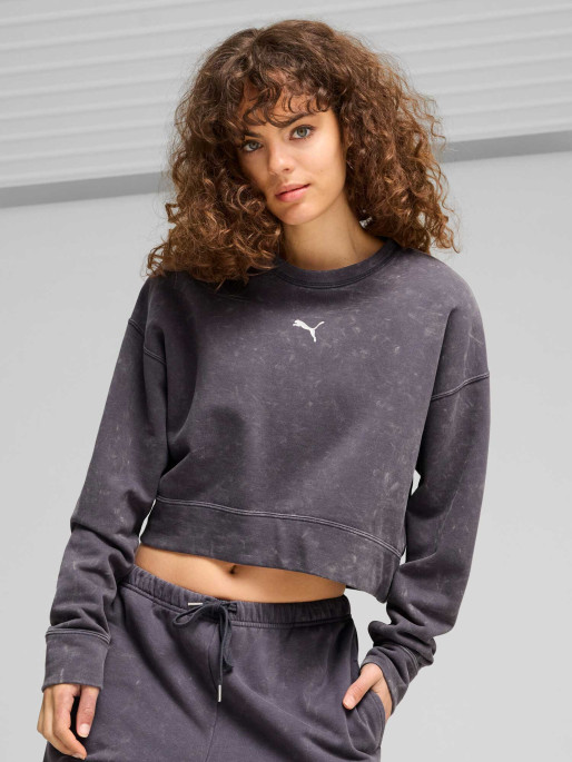 PUMA Блуза DARE TO GYMWAY Relaxed Washed Crew TR