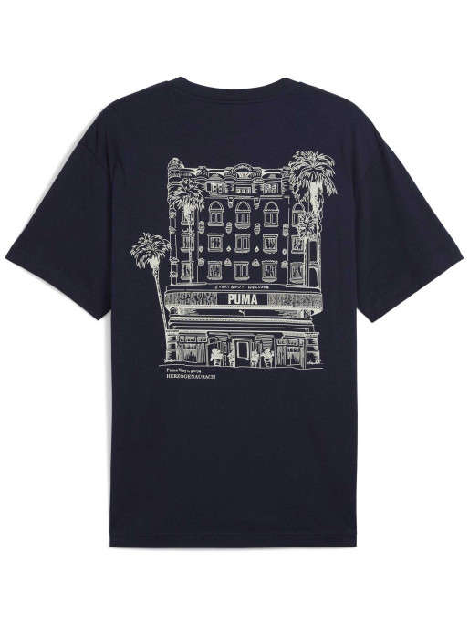 PUMA Тениска GRAPHICS Hotel Relaxed Tee