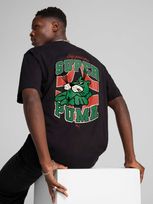 PUMA Тениска GRAPHICS Super Relaxed Tee