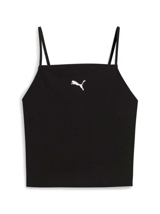PUMA Maiou Wardrobe Ess Ribbed Top