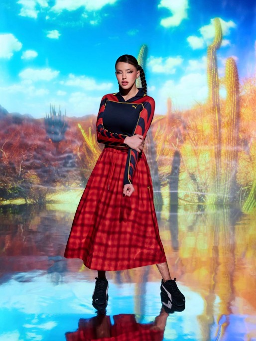 PUMA FustaT7 Road to Unity Woven Midi Aop