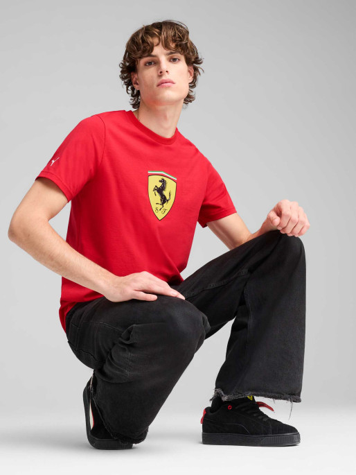 PUMA Ferrari Race Colored Big Shield Tee