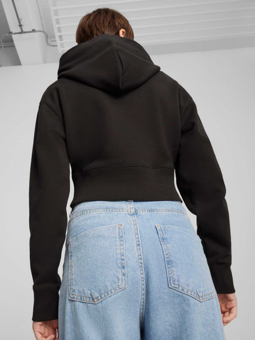 PUMA Суитшърт CLASSICS ARTISANAL Cropped Hoodie TR