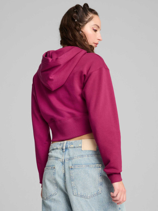 PUMA Суитшърт CLASSICS ARTISANAL Cropped Hoodie TR