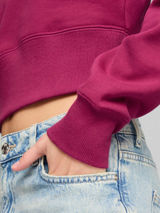 PUMA Суитшърт CLASSICS ARTISANAL Cropped Hoodie TR