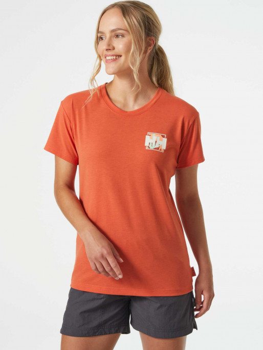 HELLY HANSEN Tricou W Skog Recycled Graphic