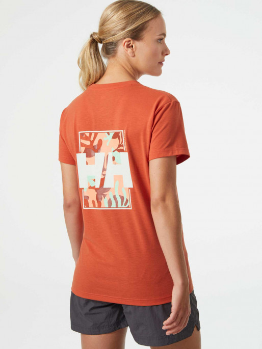 HELLY HANSEN Tricou W Skog Recycled Graphic