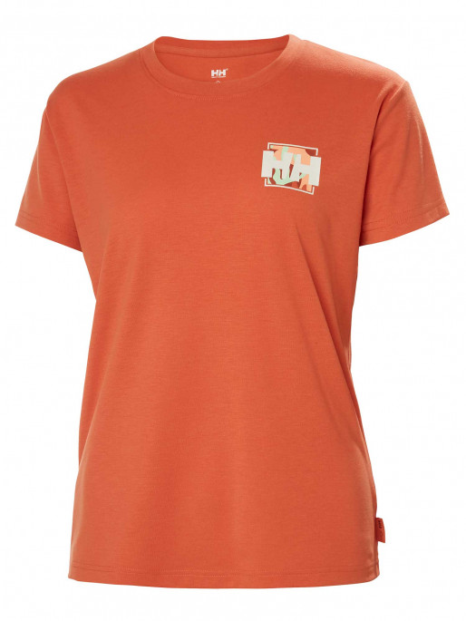 HELLY HANSEN Tricou W Skog Recycled Graphic