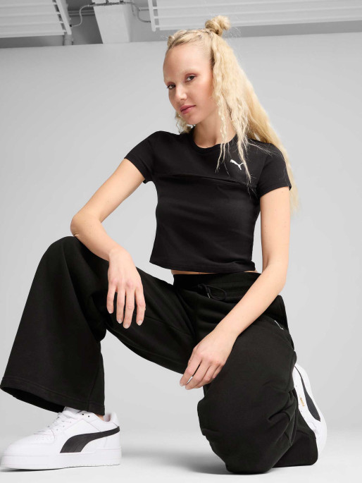 PUMA WARDROBE ESS Cut-Out Baby Tee