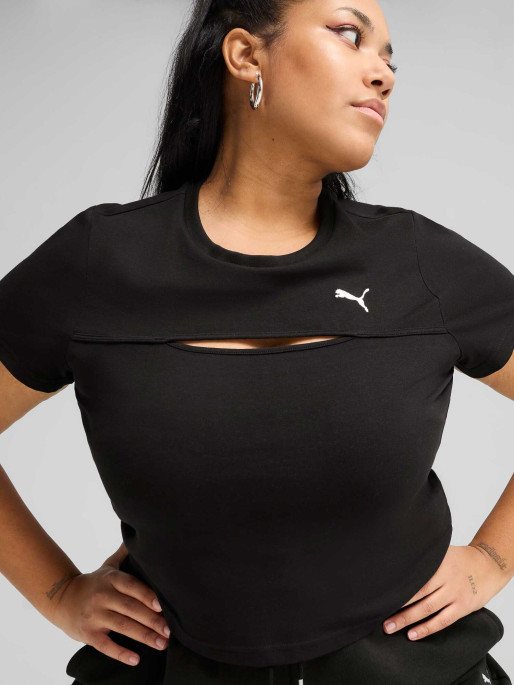 PUMA WARDROBE ESS Cut-Out Baby Tee