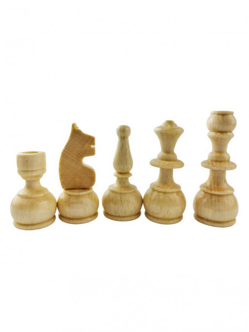 ORESHAK Set of wooden chess pieces