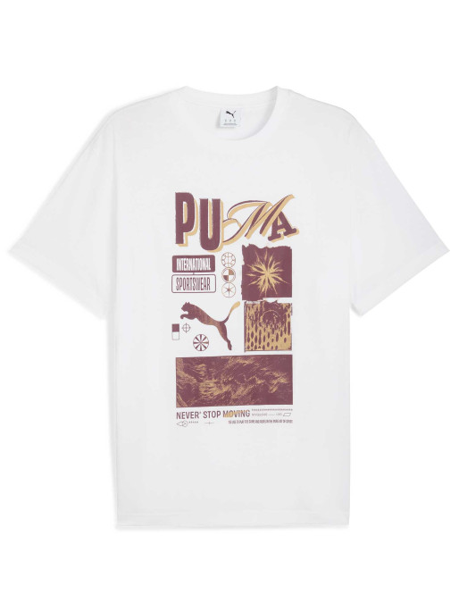 PUMA Тениска GRAPHIC PUMA SPORTSWEAR Relaxed Tee