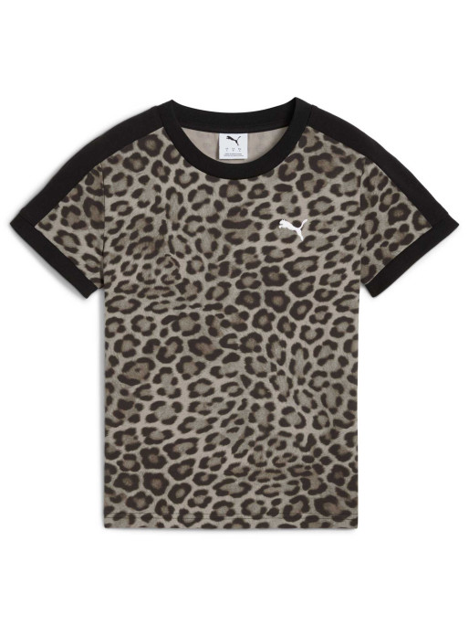 PUMA Тениска T7 LEO LUXE AOP Slim Tee