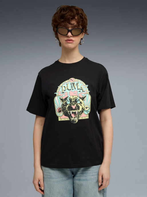 PUMA Тениска GRAPHIC PUMA FEST Relaxed Tee