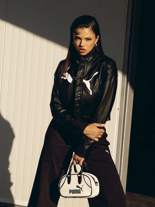 PUMA Яке FUTURE.PUMA.ARCHIVE Pleather Racer Jacket