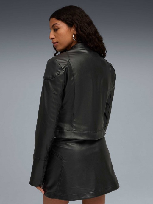 PUMA Яке FUTURE.PUMA.ARCHIVE Pleather Racer Jacket