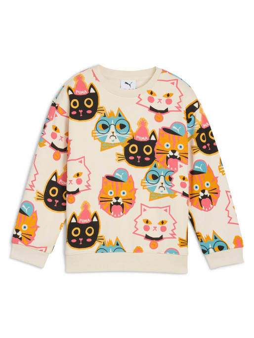 PUMA Bluza Moody Cat Aop Crew Tr Ps