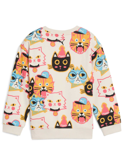 PUMA Bluza Moody Cat Aop Crew Tr Ps