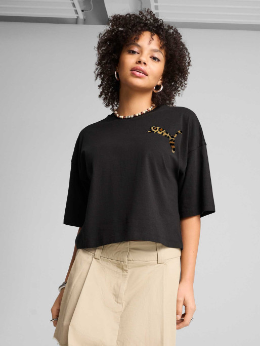 PUMA Tricou Leo Luxe Oversized Short