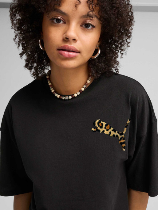 PUMA Tricou Leo Luxe Oversized Short