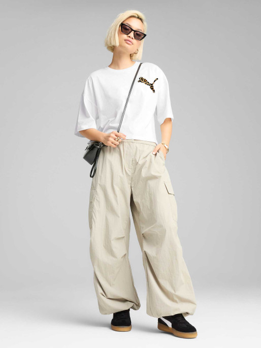 PUMA Тениска LEO LUXE Oversized Short Tee