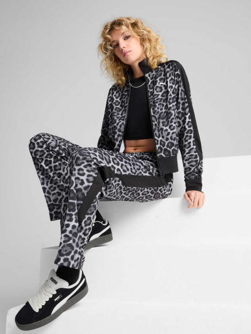 PUMA Bluza sport T7 Leo Luxe Aop Short Track