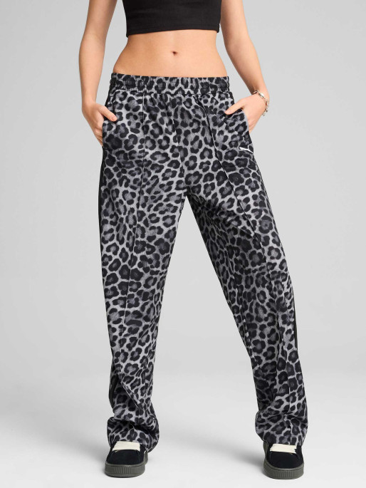 PUMA Pantaloni sport T7 Leo Luxe Aop Straight Op