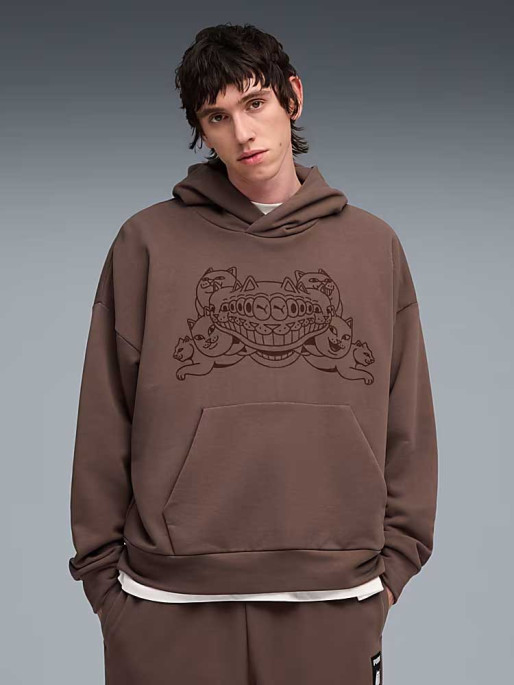 PUMA Суитшърт PUMA X RIPNDIP Boxy Graphic Hoodie TR
