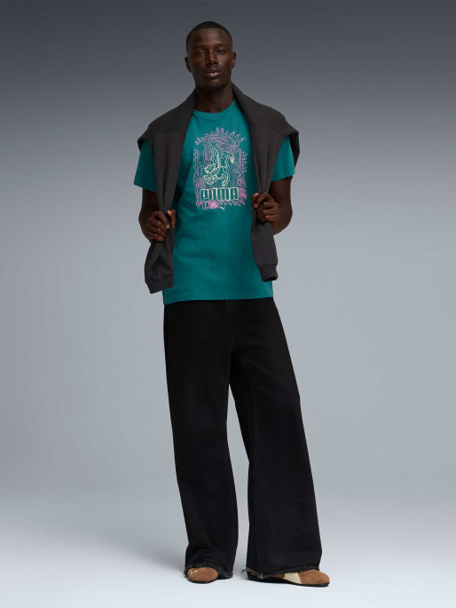PUMA Тениска GRAPHIC Hand Drawn Tee