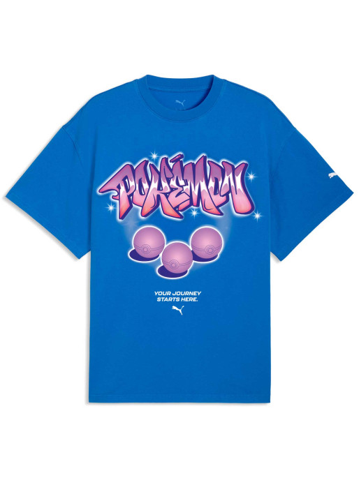 PUMA Тениска Pokemon X Hoops Tee I