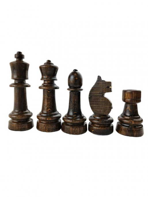 ORESHAK Комплект ретро дървени фигури за шах