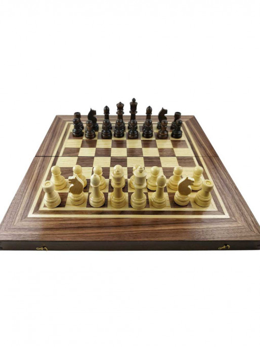 ORESHAK Комплект ретро дървени фигури за шах