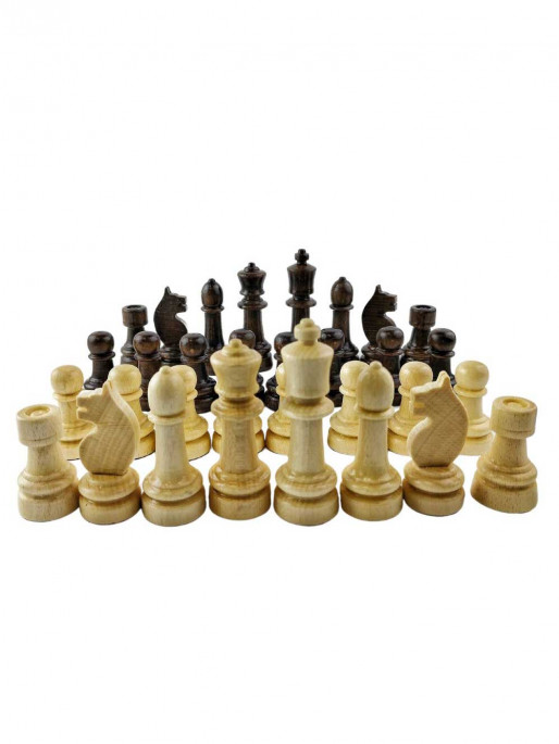 ORESHAK Комплект ретро дървени фигури за шах