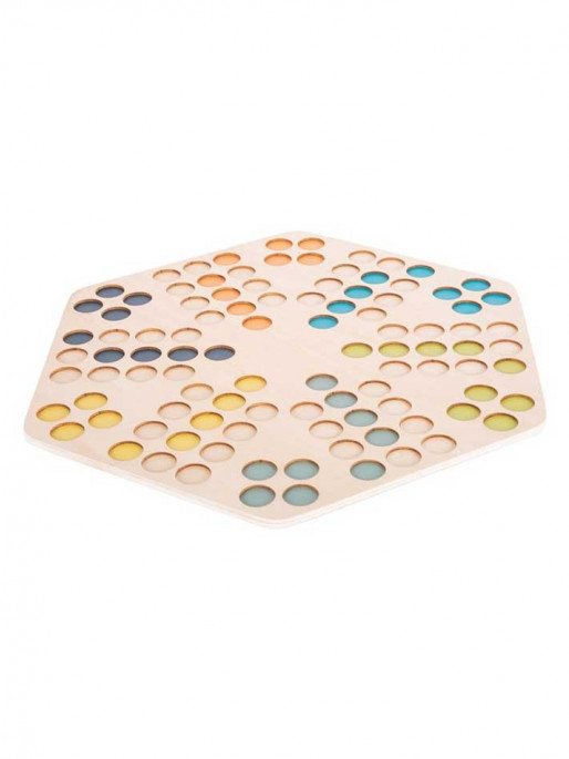 SMALL FOOT Не се сърди човече - дървено - XXL за шестима